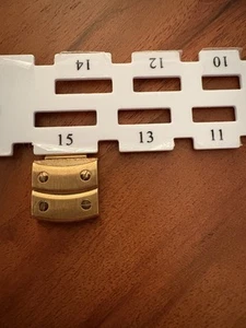 Cartier Santos Ronde Model 1900-1  Links (2) 18k Gold  - Picture 1 of 5
