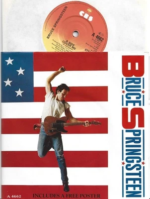 BRUCE SPRINGSTEEN  - COVER ME 7" POSTER SLEEVE - Image 1 of 2