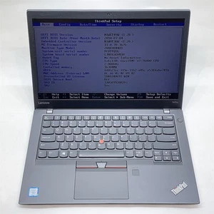 Lenovo ThinkPad T470s Laptop i7 7600U 2.80GHZ 14" FHD 16GB NO HDD BIOS LOCKED - Picture 1 of 11