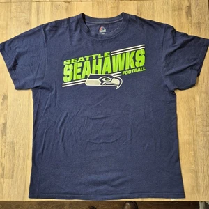 Seattle Seahawks NFL Team Apparel American Football Navy Blue T-Shirt - Size L - Bild 1 von 8