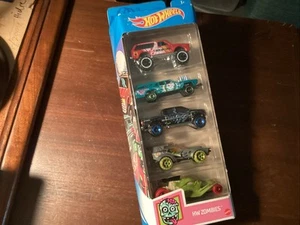 Hot Wheels Zombies Pack,1/64 Scale,5 Vehicles - Picture 1 of 4