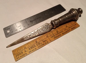 Brieföffner Vintage Antik 925 Sterling Silber - Bild 1 von 14