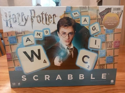 BNIB Mattel Harry Potter Wizarding World Scrabble Crossword GameSpecial Edition  - Image 1 of 3