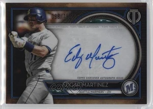 2020 Topps Tribute Tribute Auto Blue /150 Edgar Martinez #TA-EM Auto HOF - Foto 1 di 4