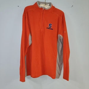 Columbia Syracuse Mujer Vellón Pull Over Talla XL Naranja y Gris Azul Bordado 'S' - Imagen 1 de 9