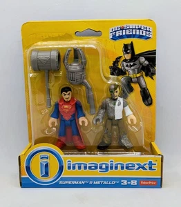 Fisher-Price Imaginext DC Super Friends Superman and Metallo Action Figures - Picture 1 of 2