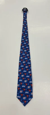 Oklahoma City Thunder NBA Eagles Wings 100 % seda patrón de corbata 2 Foto 1 de 3