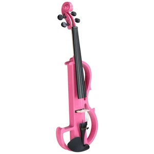 4/4 Bunnel Edge Electric Silent Violin with Case Bow Rosin Headphones - Picture 1 of 10