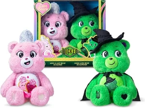 🔥Care Bears x Wicked 2pk Love-a-Lot Bear como Glinda y Good Luck Bear como Elpha🔥 - Imagen 1 de 4