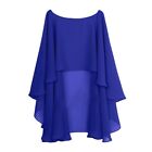 Lightweight Chiffon Shawl Solid Color Ladies Large Shawl for Spring Summer
