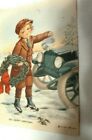 Old Paper Merry Christmas Weber Bread Ad Advertisement Early 1900S