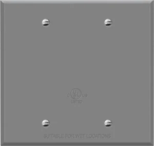 ENERLITES 7702-WP Weatherproof Blank Cover Plate for Outdoor Applications - Picture 1 of 3