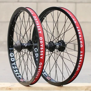 ODYSSEY BMX BIKE VANDERO FRONT OR ANTIGRAM v2 CASSETTE BICYCLE WHEEL BLACK - Picture 1 of 7