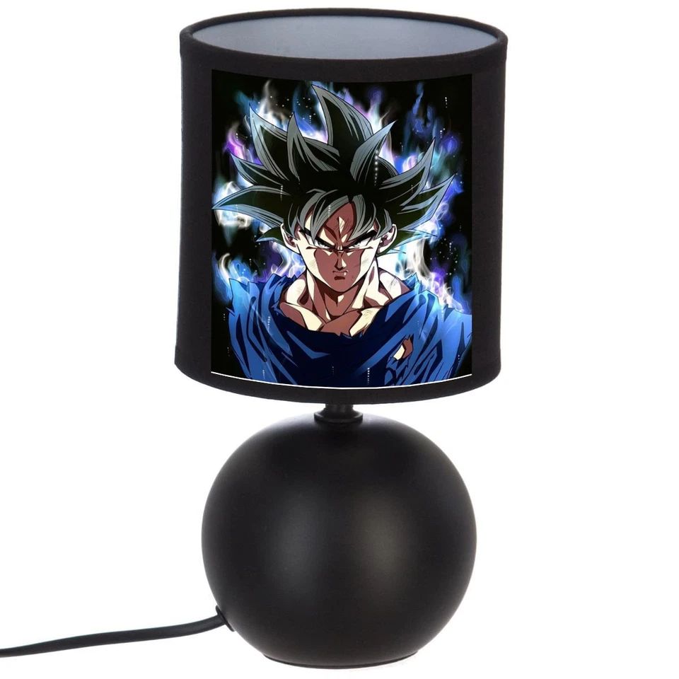 LAMPE DE CHEVET NOIR  DRAGON BALL Z DBZ - Photo 1/1
