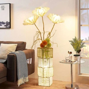 52" Modern Standing Floor Lamp LED Night Light Art Decor for Living Room Bedroom - Picture 1 of 12