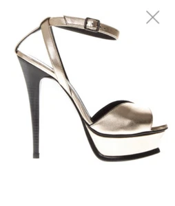 Saint Laurent Tribute in Silky Metal Blush Größe 39,5/9 1/2 Neu mit Karton - Bild 1 von 8