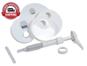 Carlisle Universal Condiment Pump/Dispenser Kit with 5 Lids - Picture 1 of 12