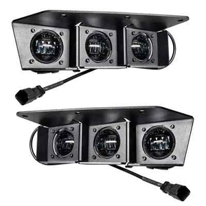 ORACLE Lighting Triple LED Fog Light Kit (White) for 21-24 Bronco, Steel Bumper - Picture 1 of 9