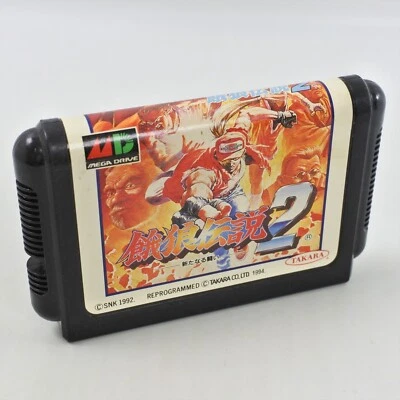 Mega Drive FATAL FURY 2 Cartridge Only Sega 9222 mdc - Image 1 of 4