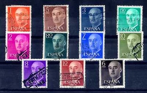 SPAIN - SPAGNA - 1954-1956 - Generalissimo Franco. E2329 - Imagen 1 de 1
