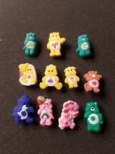 Shoe Charms for Crocs Care Bears Set of 11 | Bracelet Gift For Kid's Party Favor - Picture 1 of 12