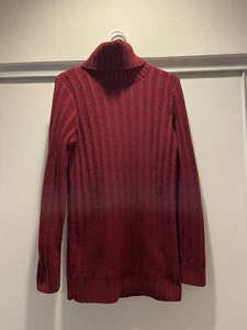 Maglione Turtleneck limitato taglia large donna rosso - Foto 1 di 6