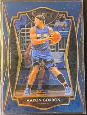 Aaron Gordon 2020-21 Panini Select Concourse Blue #134 Denver Nuggets - Image 1 of 2