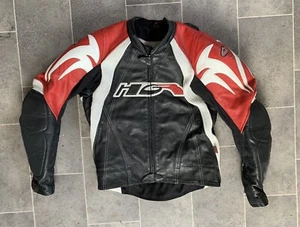 HEIN GERICKE Mens Leather Motorcycle Motorbike Jacket Size UK 32" Chest (H69) - Picture 1 of 9