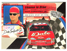HOF'er DALE EARNHARDT JR 2002 Press Pass Trackside LICENSE TO DRIVE INSERT Card