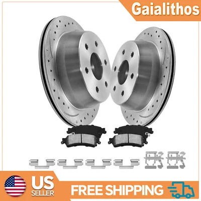 Rear Brake Rotors & Pads for Chevy Silverado 1500 Classic GMC Sierra 1500 Safari - Image 1 of 4