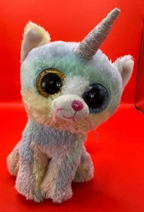 "Heather" The Unicorn Cat - Ty Beanie Boos - 2021 - Picture 1 of 6