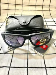 Men's Sunglasses RB4165 622/T3 55mm Ray-Ban Justin Rubber Black Grey Gradient - Picture 1 of 3