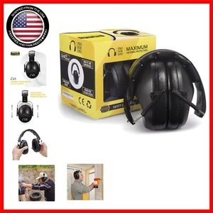 34dB NRR Compact Hearing Protection Earmuffs - Lightweight & Durable Design - Picture 1 of 8
