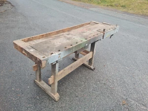 Hobelbank Werkbank Deko Tisch Industrie Design - Bild 1 von 9