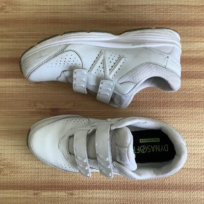 New Balance 女式钩环步行鞋,白色,9.5 码 — 第 1/4 张图片