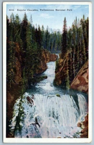4310. Keppler Cascades, Yellowstone Nat'l Park - postalisch unbenutzt, HHT Co - Bild 1 von 2