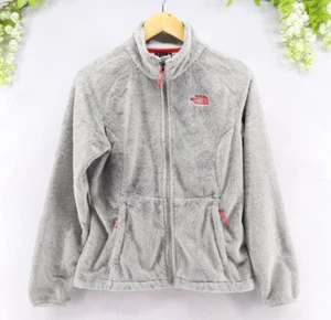 The North Face Women's Osito Fleece Full Zip Jacket Grey Sz S - Picture 1 of 10