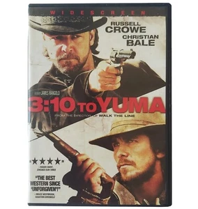 3:10 to Yuma DVD 2008 Widescreen Russell Crowe Christian Bale Western Train - Imagen 1 de 3