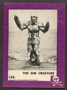 1963 Rosan Terror Monster # 132 / Última carta en conjunto - Imagen 1 de 2