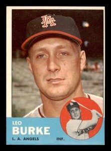 1963 Topps Baseball #249 Leo Burke VG/EX *e2