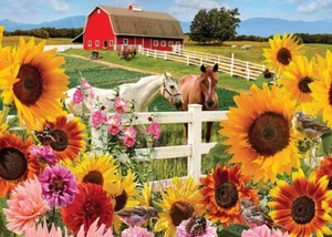 Cobble Hill Sunshine Farm 35 Piece Jigsaw Puzzle - Picture 1 of 1