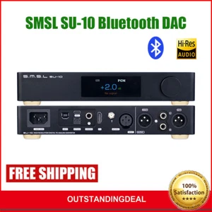 SMSL SU-10 Bluetooth DAC USB DAC DSD512 Audio Decoder Dual ES9038PRO XU316 ot25 - Picture 1 of 6