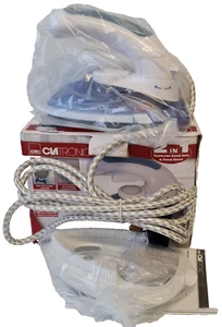 CLATRONIC DB 3108 B 2 in 1 Travelling Iron & Steam Brush Laundry Shirts Trousers - Picture 1 of 7