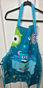 !New Disney Parks Disney Pixar Monsters Inc Sulley Boo Holiday Apron - Picture 1 of 1