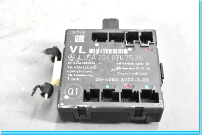 08-18 Módulo de control de puerta delantera izquierda Mercedes W204 C63 AMG E400 OEM Foto 1 de 4