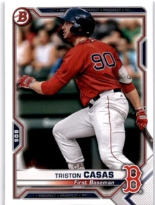 TRISTON CASAS 2021 Bowman Paper Prospect #BP-84 Boston Red Sox - Picture 1 of 2