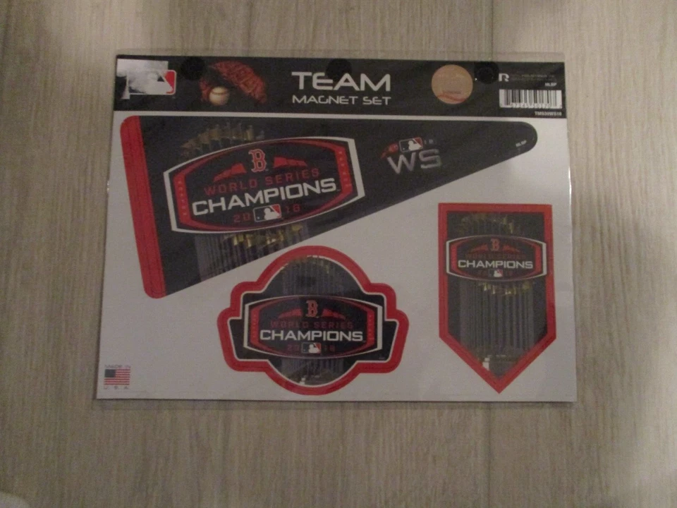 Boston Red Sox 2018 World Series Champions Team Magnet Set - Image 1 of 1