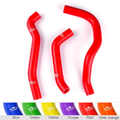 Tubo refrigerante manguera radiador silicona ZAP rojo para Kawasaki KLR650 KLR 650 1987-07 Foto 1 de 4