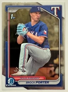 Brock Porter 2024 Bowman Chrom 1. #BCP-36 Texas Rangers - Bild 1 von 2