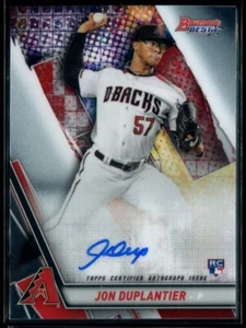 JON DUPLANTIER 2019 Bowman's Best Prospect AUTO Diamondbacks - Picture 1 of 1